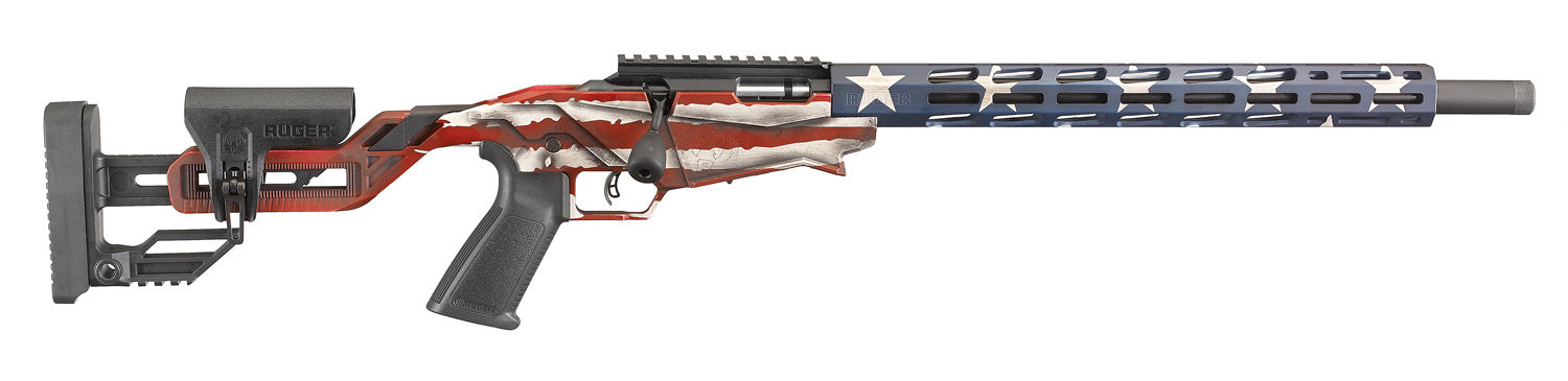 RUGER PRECISION RIMFIRE RIFLE USA FLAG