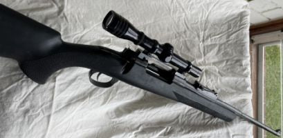 Lovely old 35 Whelan in a Mauser 98. Was part of a batch sent to the USA and rebored still in military configuration for southern deer shooters in the 1960‚Äö√Ñ