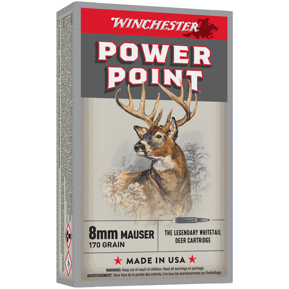 Power Point 8mm Mauser 170gr PP