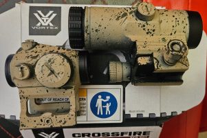 Had on my tipan before I sold it. Red dot comes with low mount as well. Red dot and magnifier have been painted to match my tipan. Paint should be fairly easy t