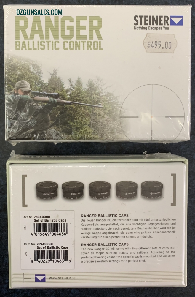 STEINER RANGER BALLISTIC CONTROL CAPS