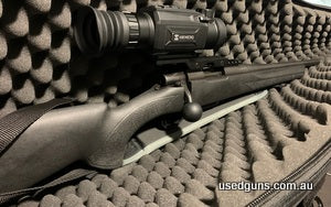 Up for sale is Howa Mini action 223 has only fired 150 rounds. Selling as we are using a 17 HMR on most of our properties now so the 223 and HikMicro need to go