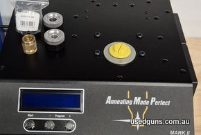 AMP annealer mark 2. Comes with 223, 308 and 6.5 pilots. Barely used price includes postage