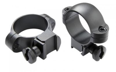 Hy-skor Rimfire Rings 1" Med Matt Alloy