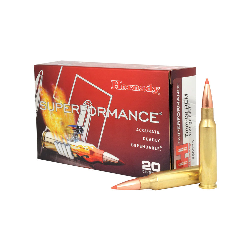 Hornady Superformance 7mm-08 Rem 139gr SST SPF 20pk