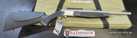 Great condition Bergara BA13 Takedown in 9mm, stainless barrel, fiber optic sights, Picatinny rail and threaded muzzle, comes with takedown carry bag.