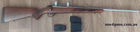 Tikka T3 super lite stainless barrel, 1 original 4 shot magazine and a 10 shot magazine included in sale,  please feel free to ask for more pictures, stock and 