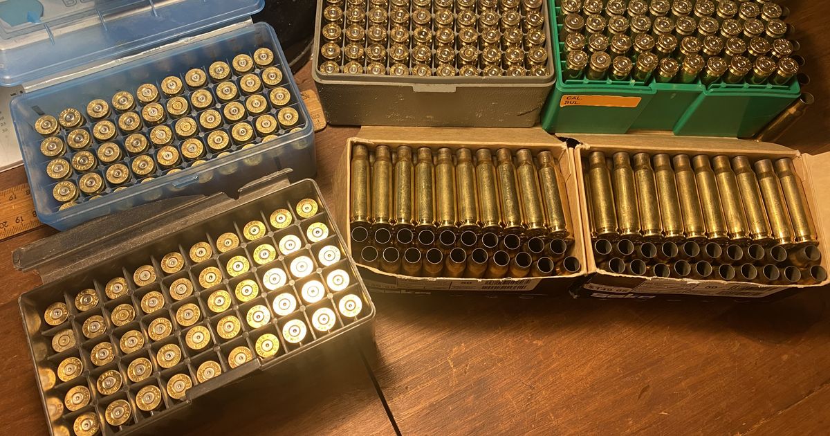 Sako once fired brass