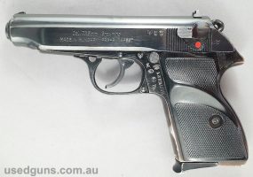 The FEG Model AP66 is a 7.65mm blowback double-action automatic a modified copy of the Walther PP made by F‚àö¬©m‚àö¬∞ru of Hungary. Pistol is in very good over