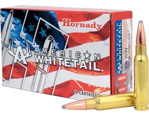 HORNADY
H8090
AMERICAN WHITETAIL
308WIN, 150GR, SP
AMMUNITION

$49.90 /PER 20
$224.55 /PER 100
$429 /PER 200