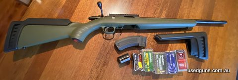 Nearly new condition having fired less than 200 Rounds. Comes with Picatinny Rail, 10 shot & 15 shot magazines, plus the standard & raised comb extension - Sell