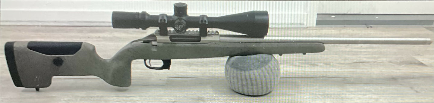 Tikka Ultimate Precision Rifle (UPR) chambered in .308 - 24 inch stainless steel barrel -Ergonomic, fibreglass rough textured stock with adjustable cheek piece 