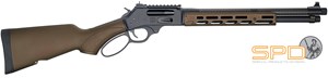 HENRY 
H010FE 
SPD - SPECIAL PROJECTS DIVISION
CRUSR RIFLE 
45-70
4+1 SHOT
16.50 INCH CARBON FIBER
STAINLESS STEEL BARREL
WITH THREADED MUZZLE
MIDNIGHT BLUE CERAKOTE FINISH
PIC RAIL
WITH GHOST RING SIGHTS
MIDNIGHT BRONZE M-LOK FOREND
MIDNIGHT BRONZE SYNTHETIC STOCK

NEW $4290