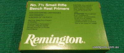 1000 Remington #7 1/2 benchrest primers, limited numbers
