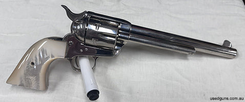 Deceased estate. Historical Colt single action Army series. Owner was an avid collector of military firearms. The pistol I believe was not shot once. In excelle
