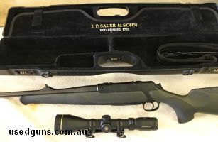 Sauer 404 XT in 308W. Rifle is in excellent condition, will come with the Sauer SUM scope mount and 30mm low rings only. The scope is not in the sale price but 