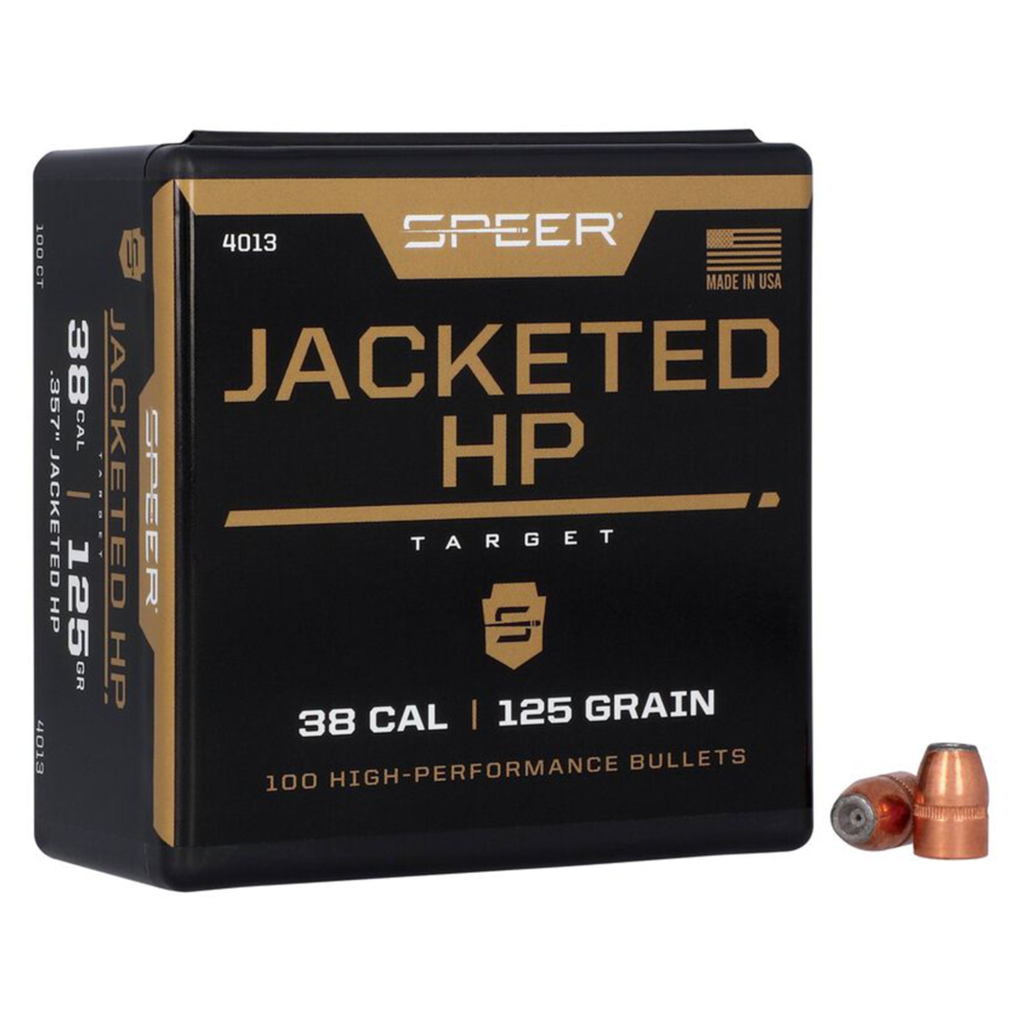 38 Cal 125gr JHP