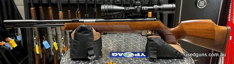 This Weihrauch HW97K 177 air rifle is especially developed for field-target and silhouette shooting, well-balanced, easy and smooth cocking, fixed barrel system