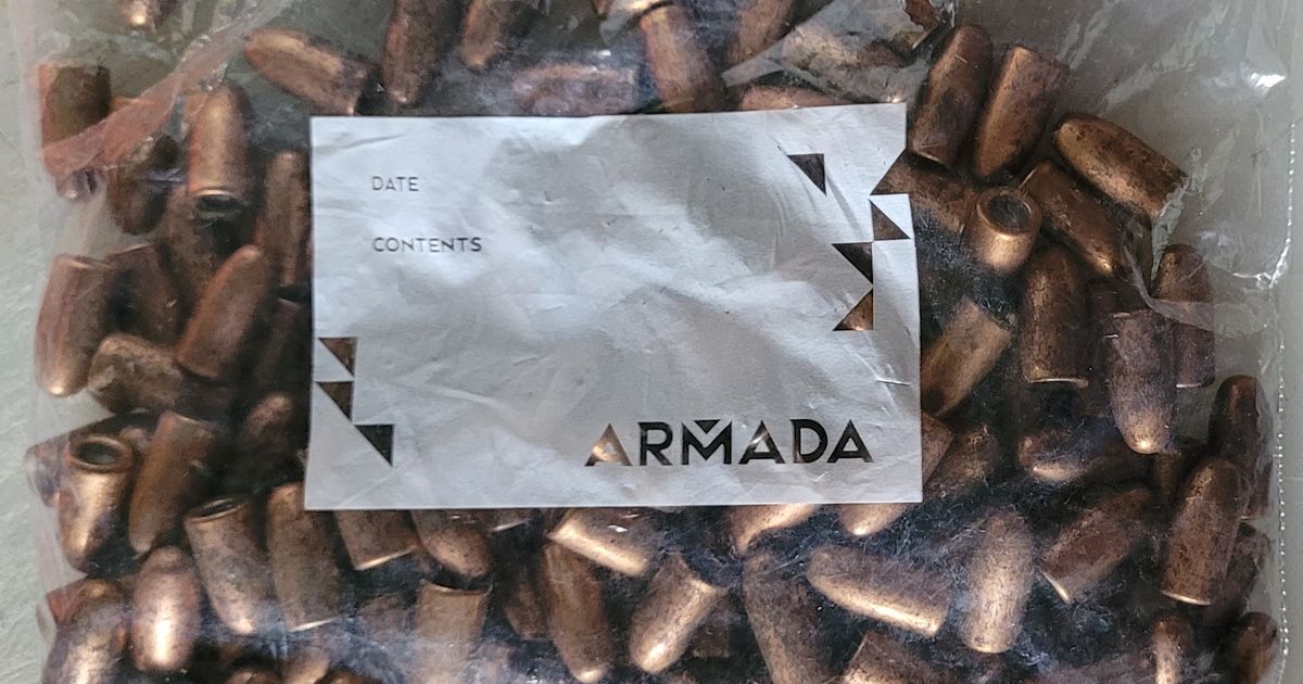 38/357 Magum RN copper Jacked projectiles