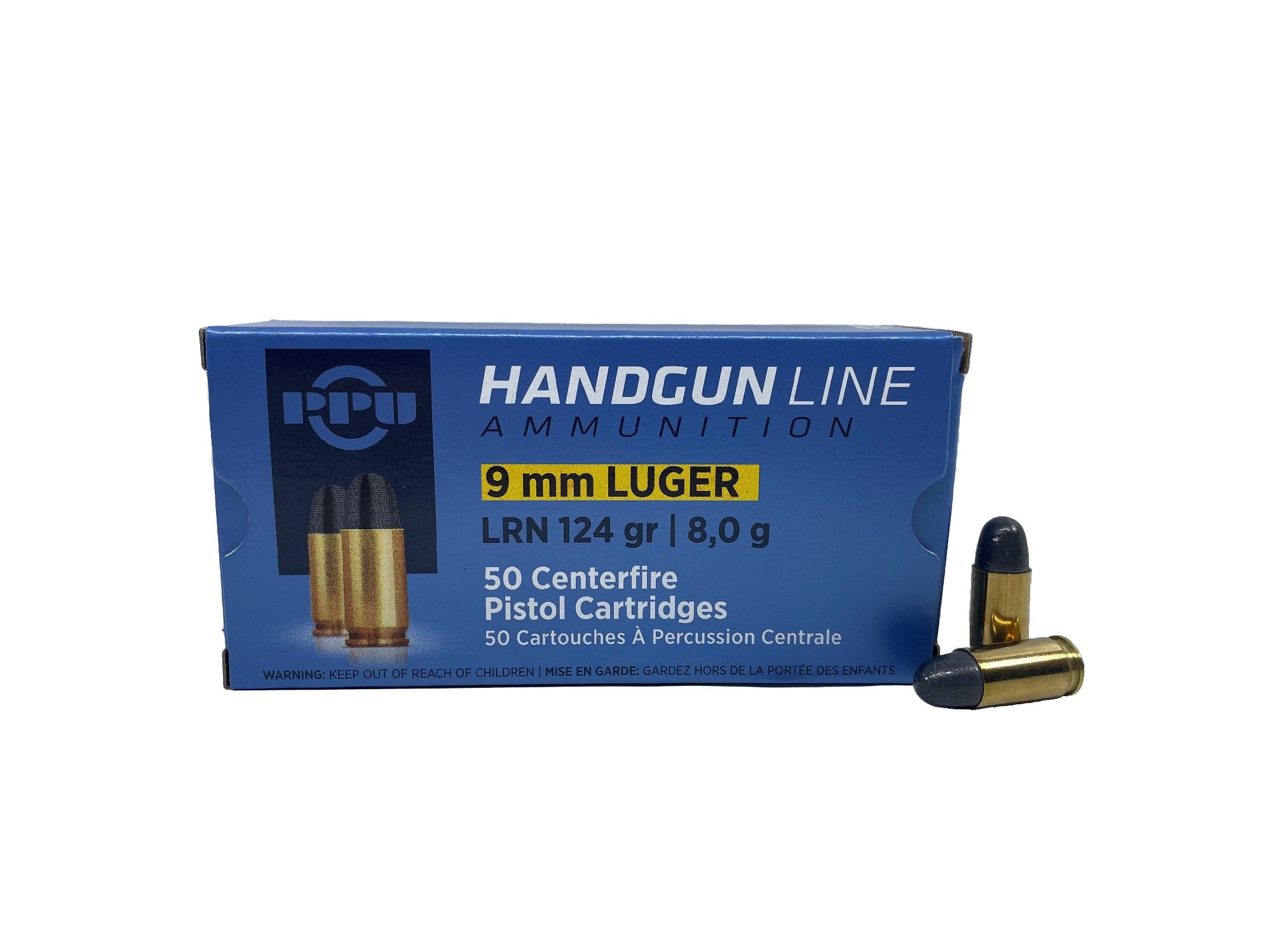 PPU 9mm 124gn LRN 50pk