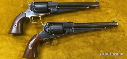 Pair Pietta1858 Remington Army 1 Excellent in box 1 good