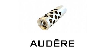 AUDERE HMB Muzzle Brake 30 Cal (1/2''-20, Satin Silver)