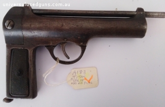 Extremely rare Frank Clarke titan air pistol