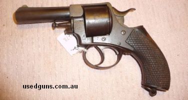 Webley RIC Revolver 45c circa 1867. All clear London Birmingham markings. Hammer, trigger, cylinder all working well. Perfect chequered walnut grips. A nice col