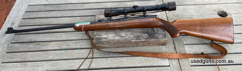 Nice clean gun, Has been with the last owner over 40 years. Well maintained, with limited use. Magazine capacity 5. Excludes postage and transfer fee of $65.
