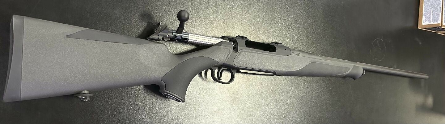 Sauer 404 300 Win Mag, 24” barrel, steel magazine.