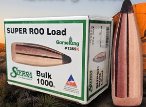 SIERRA
SUPER ROO - GAME KING
22CAL, 55GR 
SOFT POINT PROJECTILES

SPECIAL 
$130 /PER 500
$209 /PER 1000