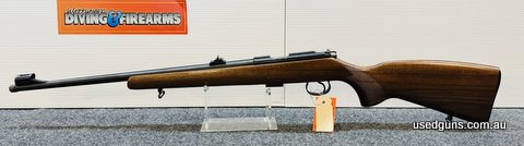 CZ in excellent condition with open sights. 20 inch threaded barrel