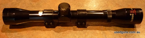 For Sale is a Tasco 4x32 scope with clear covers in excellent condition with rings and rail mounts. Happy to send more Pics to your phone. Also happy to post at