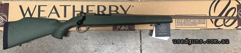 One only. Reduced from $4920 to clear. Weatherby Mark V Weathermark LT in 308. 24" Fluted and Threaded Barrel. FDE Cerakote. Green stock. $65 freight to your de