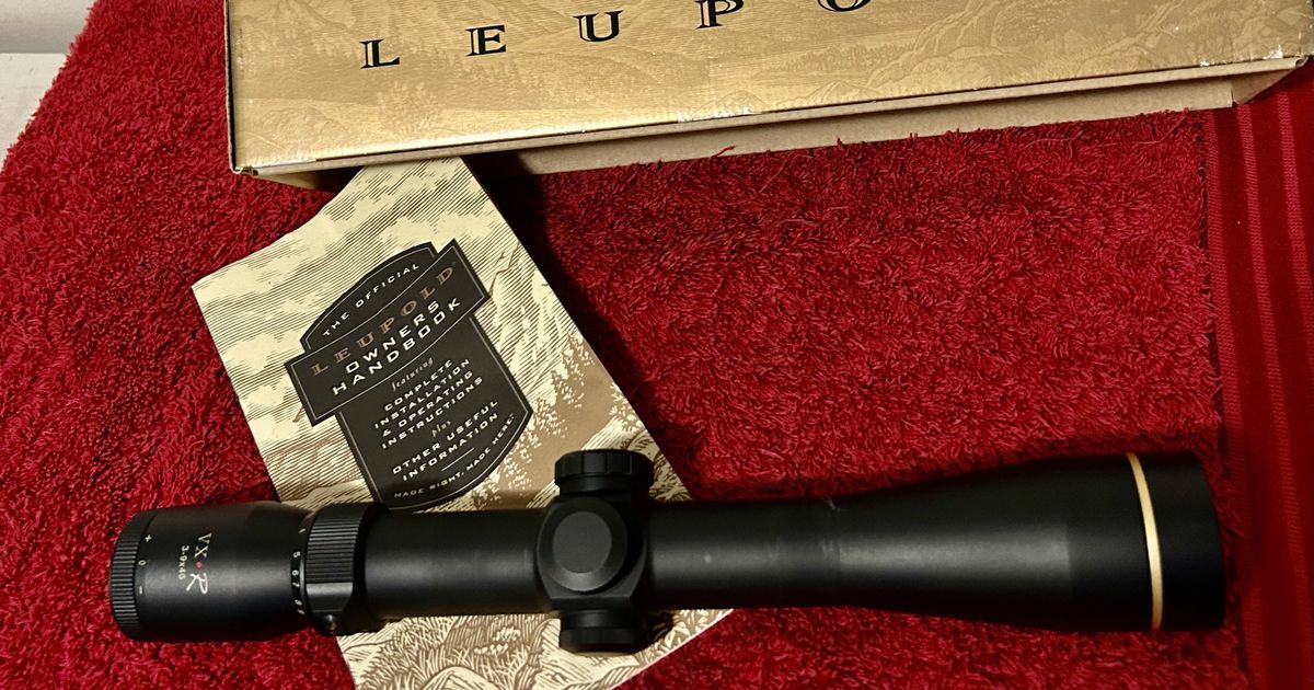 Leupold VX R 3-9x40 scope