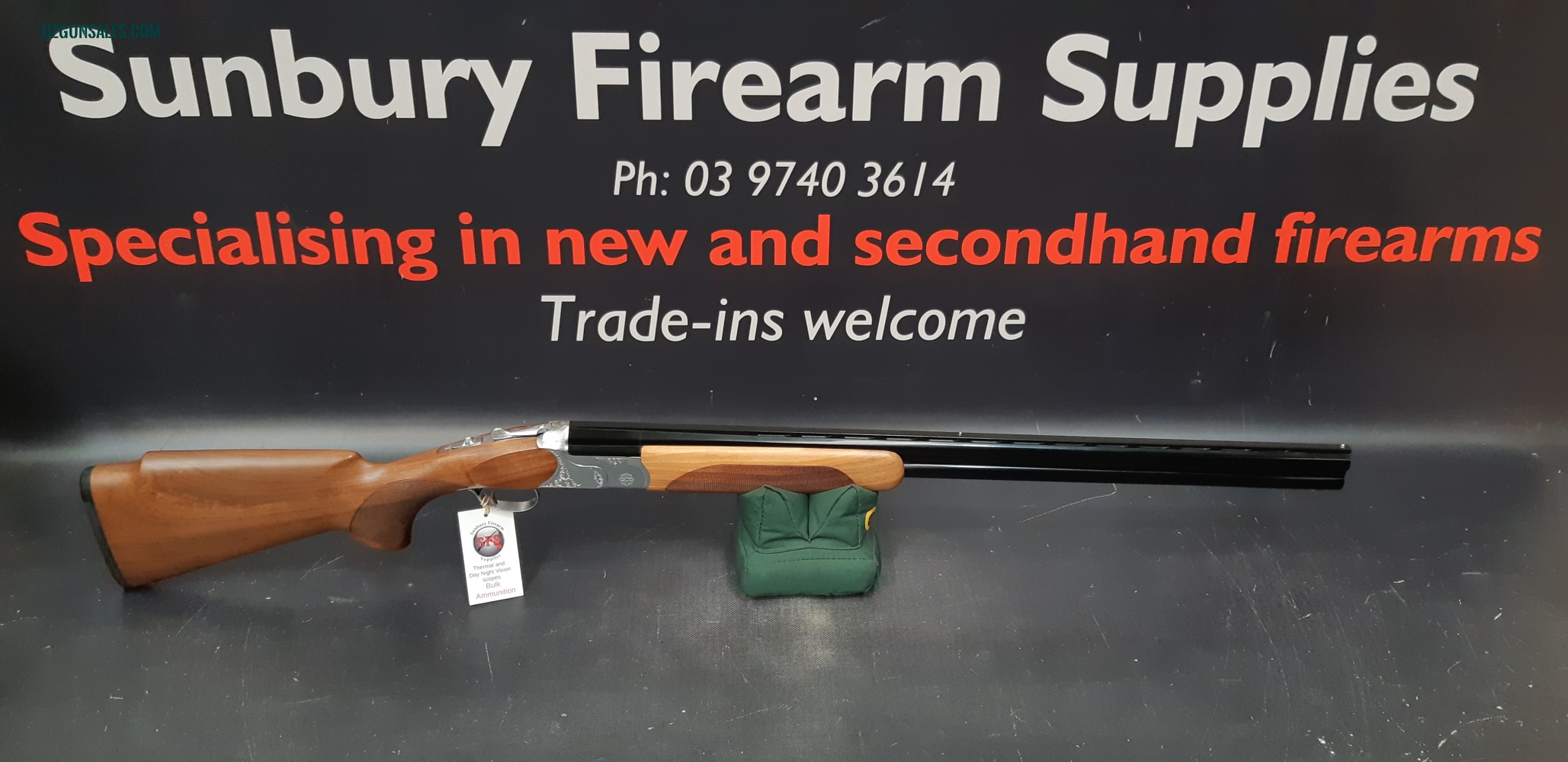 Huglu 103 12G Under Over with Case + Chokes AW175