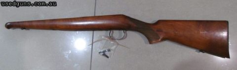 Stock from 1968 Brno Model 2 rimfire. No cracks or serious dents. Appears to be original unmolested timber finish which has minor marks. Checkering unmarked. Co
