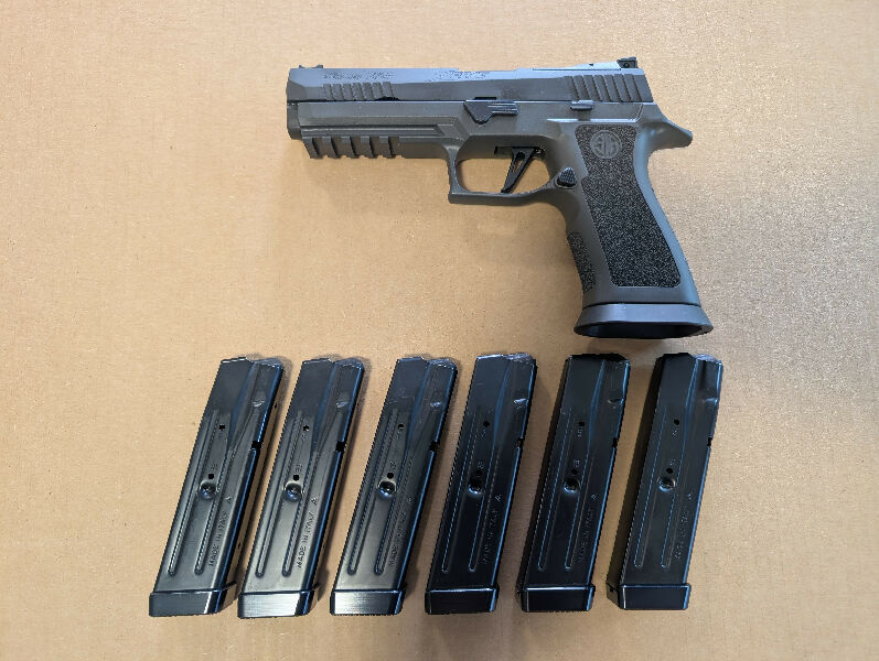 SIG P320 X5 Legion in fantastic condition, both mechanically and cosmetically. Has had approximately 750 rounds through it. Always well maintained.