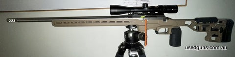 243 Winchester selling as an unfinished project. - Brand new MDT premier chassis left and right hand - Brand new MDT 10 rounds steel magazine x2 - Brand new Kri