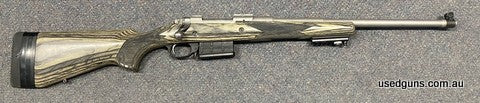 Very good condition Ruger Gunsite Scout in 308W. Picatinny sling swivel mount. Action cycles well, barrel has lots of life left. Great little compact scrub gun.
