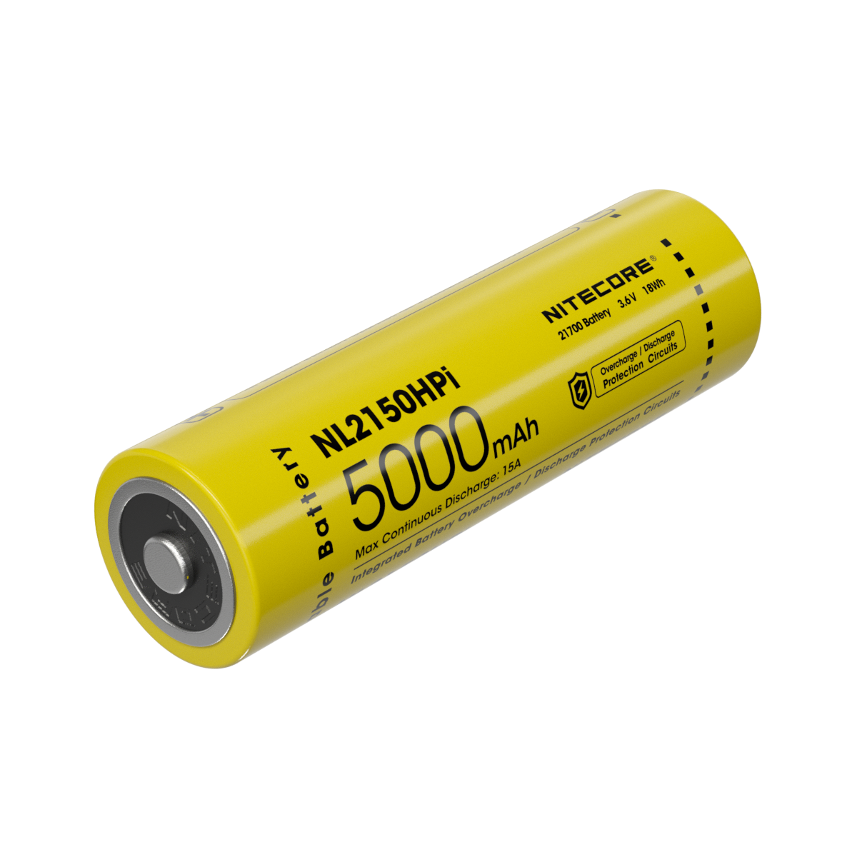 NITECORE 5000mAh RECHARGABLE LI-ION 3.6V 21700 BATTERY