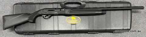 As new, unfired, Bushmeister BA-X12 lever release 12G with 28 inch barrel and synthetic stock. A couple of light storage marks on action otherwise in new condit