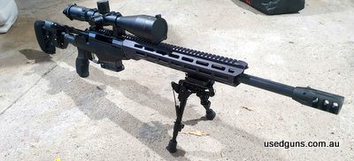 Brilliant Rile, long distance setup, comes with 2 magazines, and bipod.