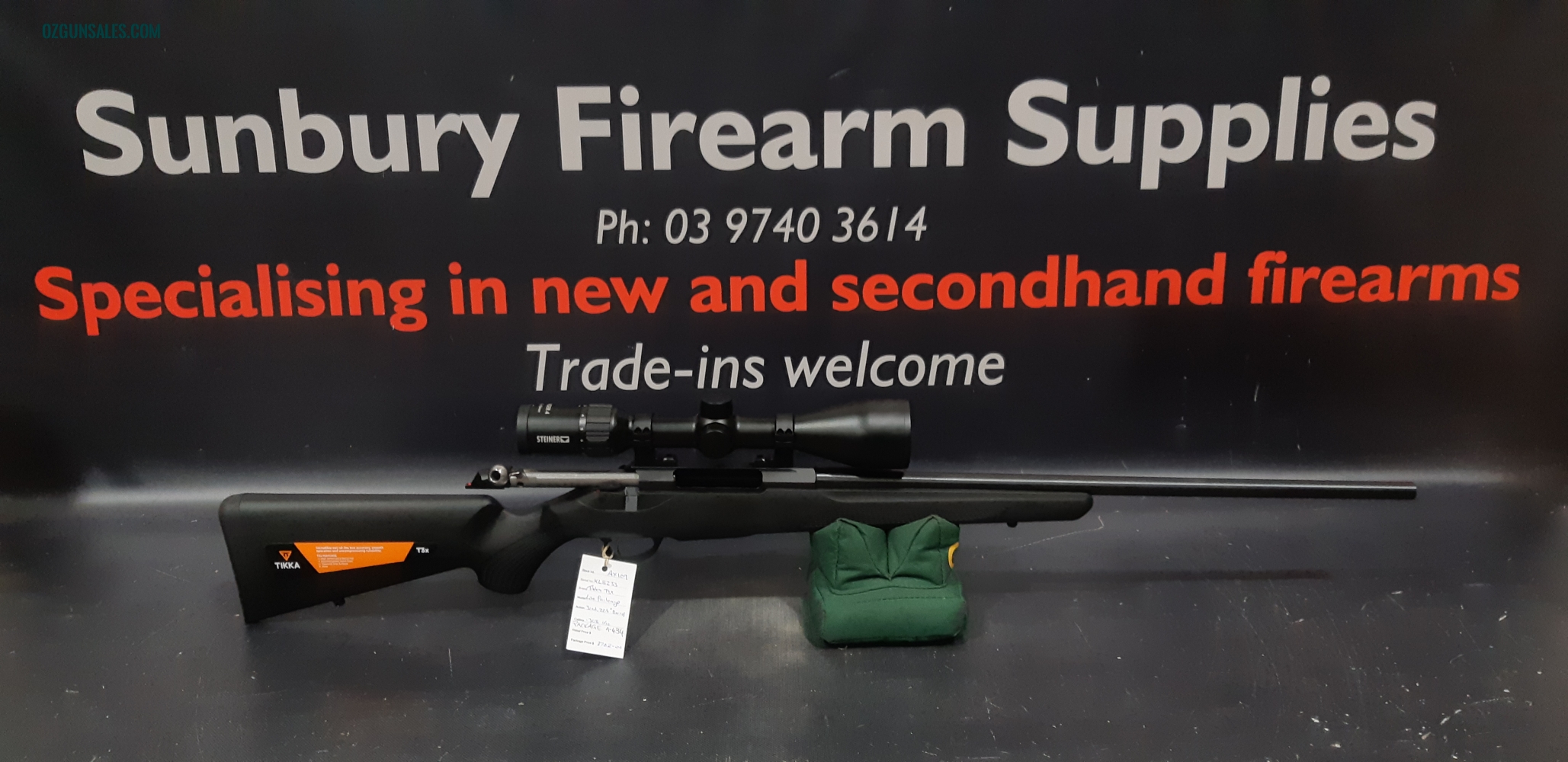 Tikka T3x Lite 308WIN Steiner Scope Package A-434