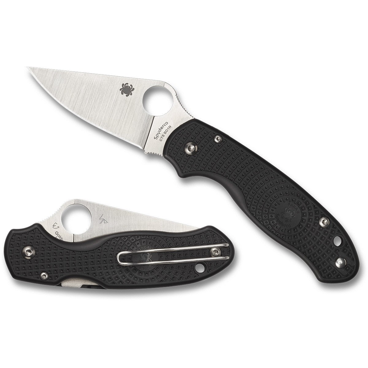 SPYDERCO PARA MILITARY 3 LIGHT BLACK - PLAIN BLADE
