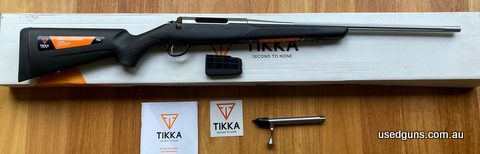 Great lightweight stalking rifle. Stainless steel fluted barrel. Easy to carry and accurate. Fired approx 60 rounds, suit new buyer. Buyer to pay transfer and s