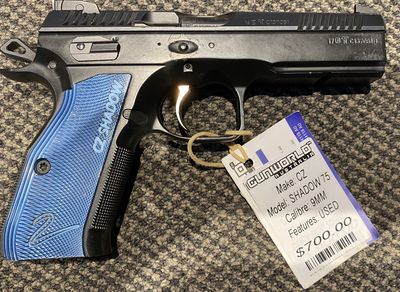 UESED CZ SHADOW 75 9MM SN: C137081