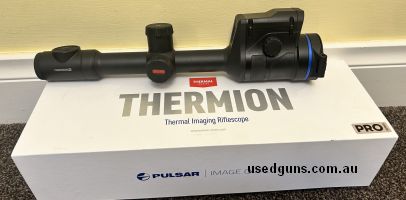 Brand new Pulsar Thermion 2 XP50 LRF Pro thermal scope. These retail for $7600, so this is over $1000 off the price of the new scope. If you want the best therm
