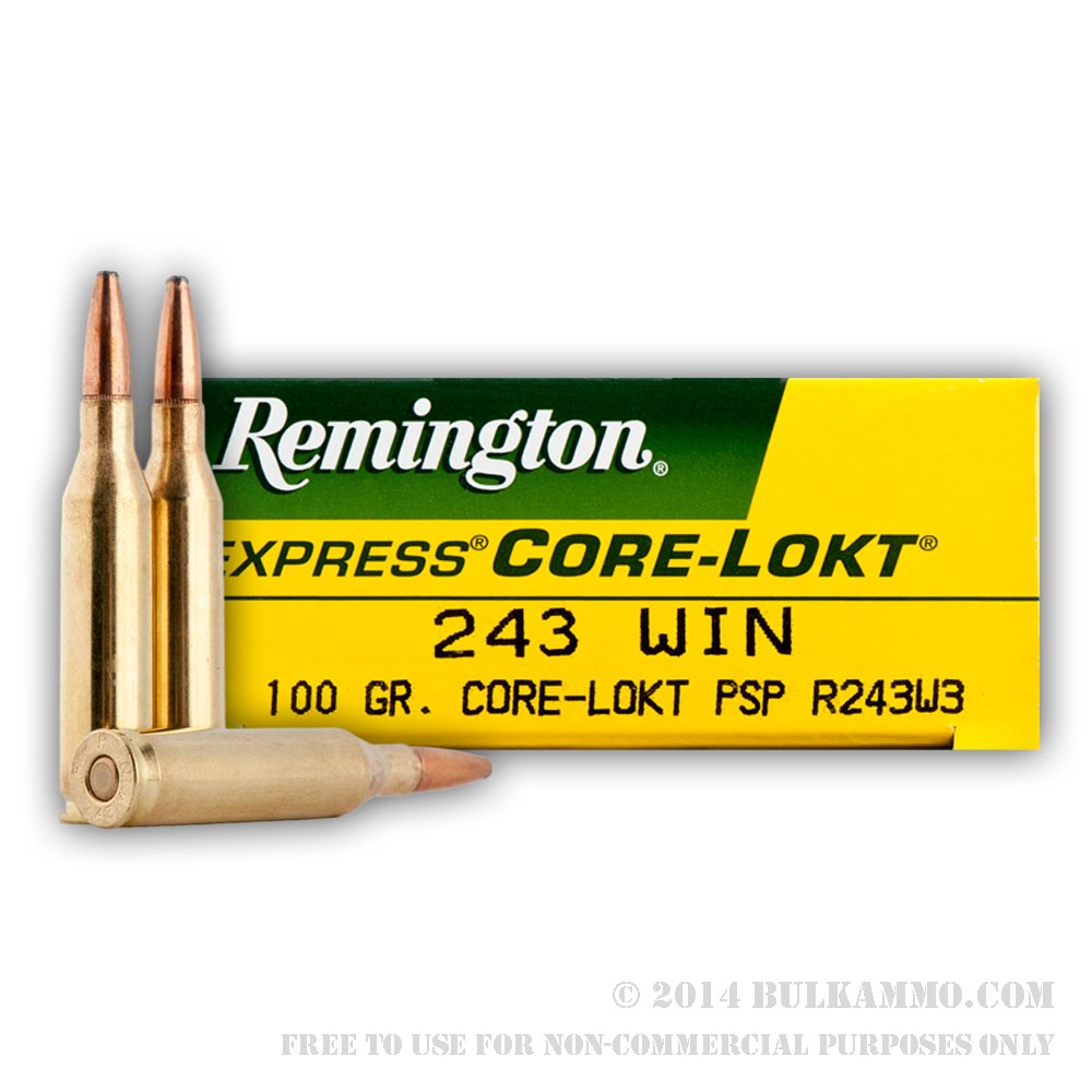 Remington .243 Core-Lokt 80gr 20pk