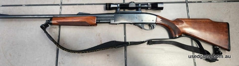 Great gun mainly used for stalkinghas some handling marks but hasn't been shot alot Comes with leupold scope and mounts. Some ammo if picked up locally